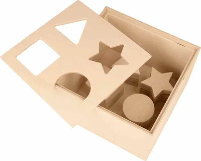 Zdjęcie produktu dla Drewniana skrzynka do formowania - 16 x 16 x 10 cm