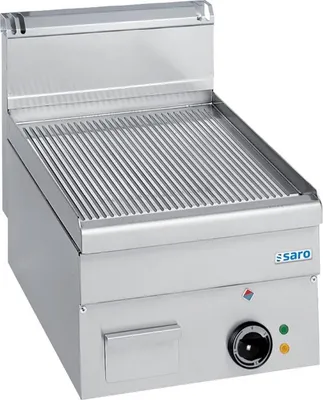 Produktbild von SARO Elektrogrillplatte, gerillt,Aufti.,400x600, EFT46R