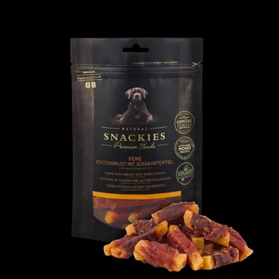 Produktbild von SNACKIES Feine Entenbrust mit Süsskartoffel 170 g