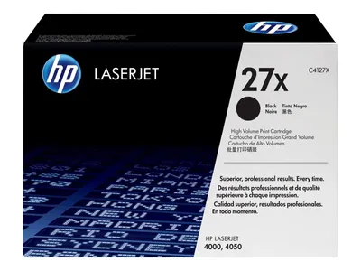 Immagine prodotto di HP 27X - C4127X - Toner nero - compatibile con LaserJet 4000, 4000n, 4000se, 4000t - Confezione originale - Nuovo