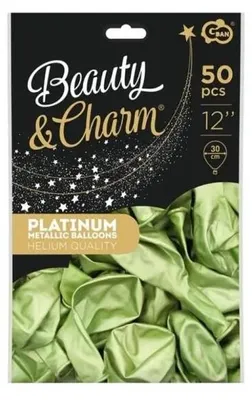 Zdjęcie produktu dla Balony Beauty&Charm platynowe 30cm 50szt - Godan