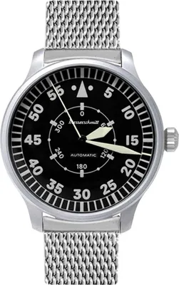 Produktbild von Aristo Herren Messerschmitt Uhr Fliegeruhr Automatik ME-6332NAV-M Edelstahl