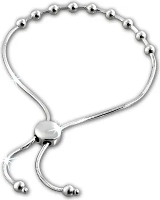 Produktbild von SilberDream Armband 22cm 925er ECHT Silber Kugelkette Damen Armschmuck SDA7002J