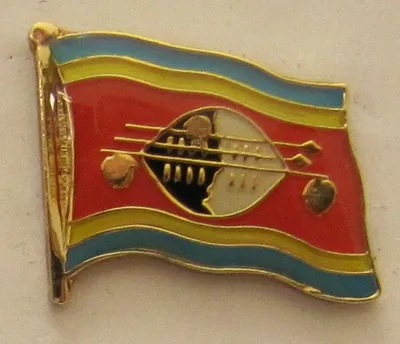 Produktbild von Swasiland Pin Anstecker Flagge Fahne Nationalflagge
