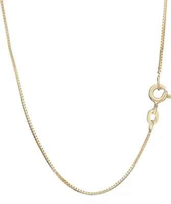 Produktbild von 45cm Venezia Echte 585 Gelbgold 14 Karat Venezianerkette 0.7mm 1,75g Kette 9351