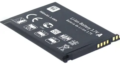 Produktbild von Akku für LG Electronics LG-H410 Li-Ion 3,8 Volt 1200 mAh schwarz.