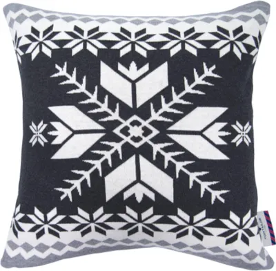 Obrázek produktu pro TOM TAILOR dekorativní povlak na polštář WEIHNACHTSKISSEN tmavě šedý 50 x 50 cm