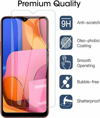Zdjęcie produktu dla Szklana folia ochronna do wyświetlacza Samsung Galaxy A20S Full Clear 9H