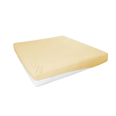 Produktbild von Hahn Haustextilien Elasthan-Jersey-Spannlaken 140-160x200 cm pfirsich
