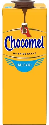 Zdjęcie produktu dla Chocomel Halfvol 1L – Półtłuste kremowe mleko czekoladowe, pyszne i orzeźwiające