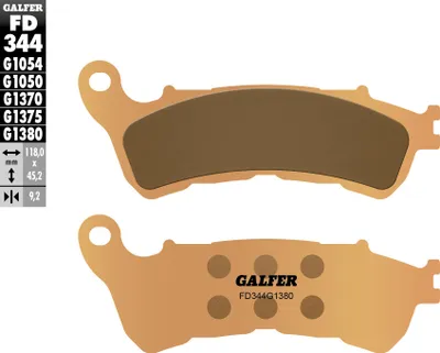 Produktbild von Bremsbeläge Kh388 Gesintert Metallic (Gold) Roller