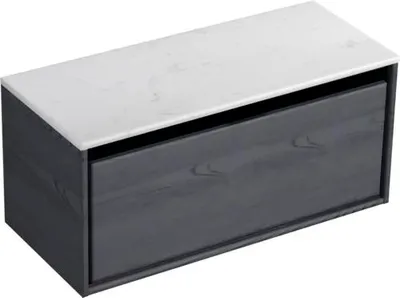Obrázek produktu pro Koupelnová skříňka pod umyvadlo Sanox Loft dub černý 101 x 47 x 46 cm