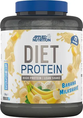 Imagen del producto de Applied Nutrition, Proteína en Polvo Diet Whey - 1,8 kg - Sabor: Batido de plátano y leche