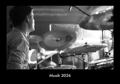 Produktbild von Musik 2026 Fotokalender - Querformat DIN A3, Monatskalender mit Bild-Motiven von Musik, Kultur, Tanz und Kunst