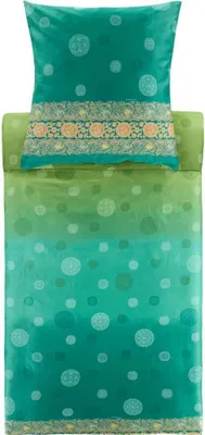 Produktbild von Bassetti Satin-Bettwäsche-Garnitur PALLAVICINO Farbe V1 MINT Größe 135x200+80x80