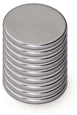 Immagine prodotto di MAUL Magnete MAULsolid rotondo 4 pezzi 0,8 kg Plastica Ferrite infrangibile Ø 3,2 x 0,96 cm rosso