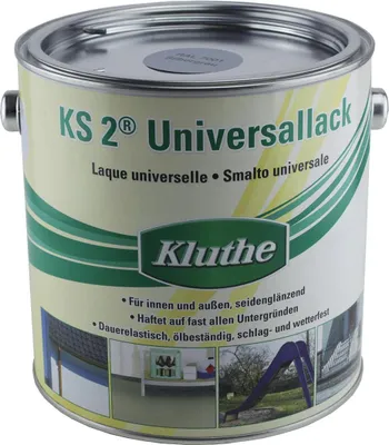 Produktbild von Kluthe KS2 Universallack Seidenglanzlack2,5 Liter  RAL 6002 - Laubgrün
