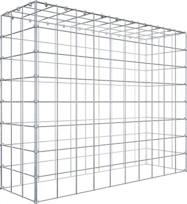 Obrázek produktu pro Přídavný gabion typu 3 100 cm x 80 cm x 30 cm (D x V x H), velikost ok 10 cm x 10 cm, C-kroužek