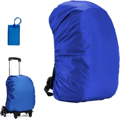 Produktbild von Rucksack-Regenhülle 30-100L, wasserdicht, leicht, reflektierende Streifen, zum Wandern