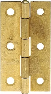 Produktbild von Scharnier schmal 64x34 mm vermessingt