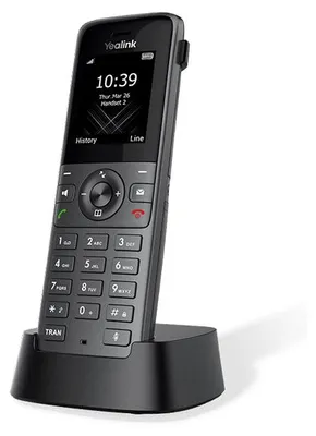Immagine prodotto di Yealink W73H, telefono cellulare IP, nero, cornetta wireless, da tavolo/a parete, 50 m, 300 m