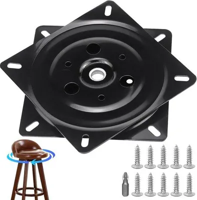 Image de trois plateaux pivotant à 360° - charge lourde - 1 pièce - 149 x 149 mm
