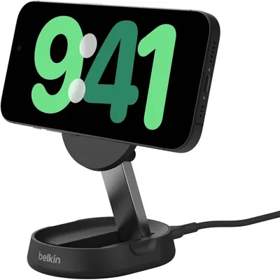 Produktbild von Belkin BoostCharge Pro, Drinnen, AC, Kabelloses Aufladen, 1,5 m, Schwarz
