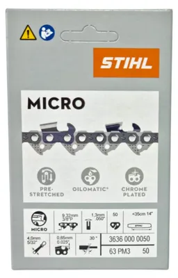 Produktbild von Stihl Picco Micro 3 (PM3), Stihl, Micromeißel, 76,2 / 8 mm (3 / 8"), 1,3 mm, 35 cm