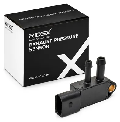 Produktbild von RIDEX 4272S0016 Abgasdruck Differenzdrucksensor für VW GOLF VI (5K1) Polo Schrägheck (6R1, 6C1) TIGUAN (5N) für AUDI A4 Avant (8K5, B8) A6 Avant
