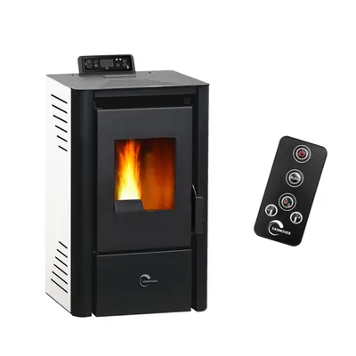 Zdjęcie produktu dla Piec na pellet Anita 9,4 kW Sannover biały