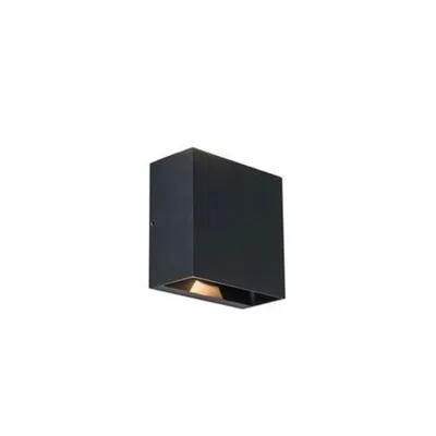Obrázok produktu pre LUTEC Gemini LED vonkajšie nástenné svietidlo 2gang 3000 K 10W IP54 matná čierna