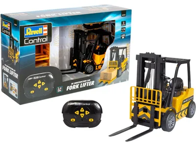 Produktbild von Revell Control 24535 Construction Car Forklifter 1:16 RC Einsteiger Funktionsmodell Elektro Gabelstapler (24535)