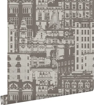 Immagine prodotto di ESTAhome carta da parati edifici marrone 53 cm x 10.05 m