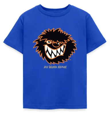 Produktbild von Spreadshirt Die Wilden Kerle Kerl Porträt Kinder T-Shirt, 122/128 (7-8 Jahre), Royalblau