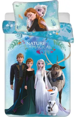 Imagen del producto de Juego de sábanas de Disney Frozen: suave juego de cama para niños, con sábanas de 100x135 cm y 40x60 cm