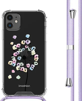Zdjęcie produktu dla etui imoshion Design ze sznurkiem do Apple iPhone 11 - Sandstone Dandelion