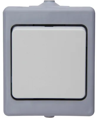Obrázok produktu pre Kopp 563748007, Tlačidlá, Šedá, Biela, IP44, 5 kusov, 250 V, 10 A