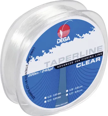 Produktbild von Jenzi Dega Schlagschnur Taper Line clear 220m 0,33-0,60mm