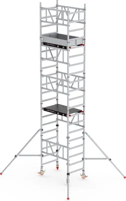 Produktbild von Altrex MiTower 1-Personen-Gerüst Aluminium mit Holz-Plattform 0,75x1,27m 6,20m AH