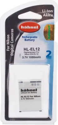 Immagine prodotto di Batteria Haehnel HL-EL12 agli ioni di litio (Li-Ion) per fotocamera digitale, capacità 1050 mAh