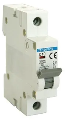 Magnetothermischer Schutzschalter 1-polig 10 A 6 kA