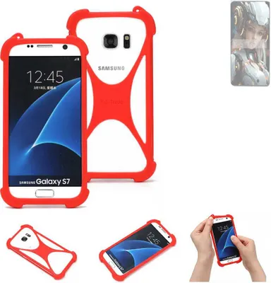 Produktbild von K-S-Trade Handy-Hülle kompatibel mit Cubot Max 5 Schutz-Hülle Bumper Silikon Schutz Hülle Cover Case Silikoncase Silikonbumper TPU Softcase