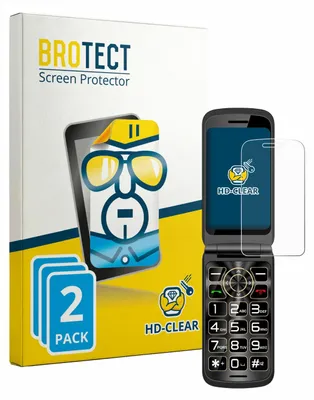 Produktbild von 2x Für Guwet G739 Schutzfolie BROTECT Displayschutz Display Schutz Folie Klar Transparent