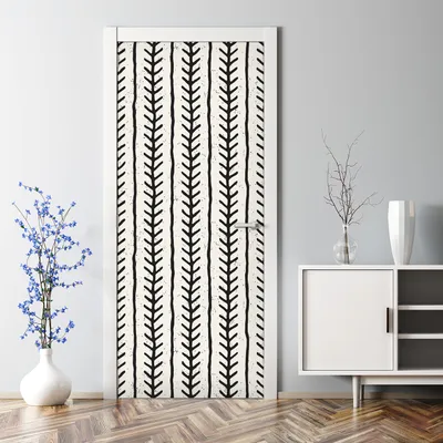 Produktbild von Dekorative Türaufkleber selbstklebend Klebefolie Dekorfolie Türtapete Pinselstriche 85 x 200 cm