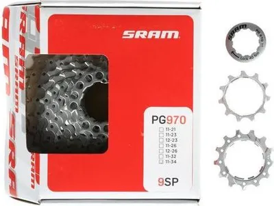 Obrázek produktu pro SRAM PG-970 Kazeta 9-Speed 11-34T Silver/Red