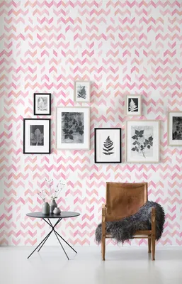 Produktbild von Coloray Fototapete 104x70 cm Latextapete Magicstick - Schöner Herringbone geometrisch
