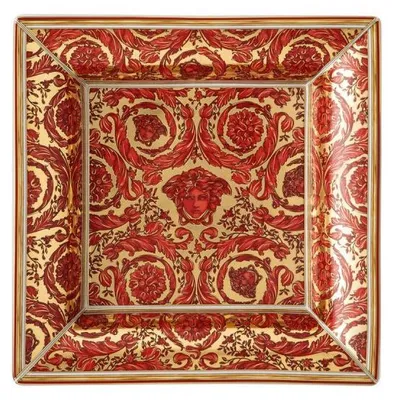 Zdjęcie produktu dla Miseczka Rosenthal Versace Medusa Garland Red, porcelana, 18 cm, 14240-409958-25818