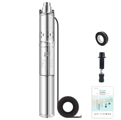 Zdjęcie produktu dla Słoneczna pompa wodna, moc 370 W, wydajność 2 m³/h, w zestawie tylko pompa, 3SP2-65-D24-370BI