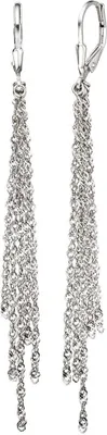 Produktbild von Ohrringe Ohrhänger Boutons Ohrschmuck aus 925 Silber glänzend Silberohrringe