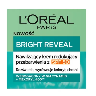 Image de L'Oréal Paris Bright Reveal Crème hydratante anti-taches pigmentaires SPF50, 50ml